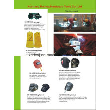 Factory Price Supply Top Quality Safety Mask with Glass, 2016 Hot Selling Welding Helmet Economic Lens Welding Helmet